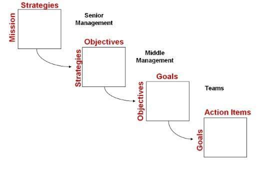 Hoshin kanri at all levels of an organisation