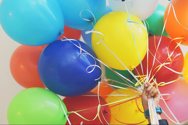 Balloons are joyful