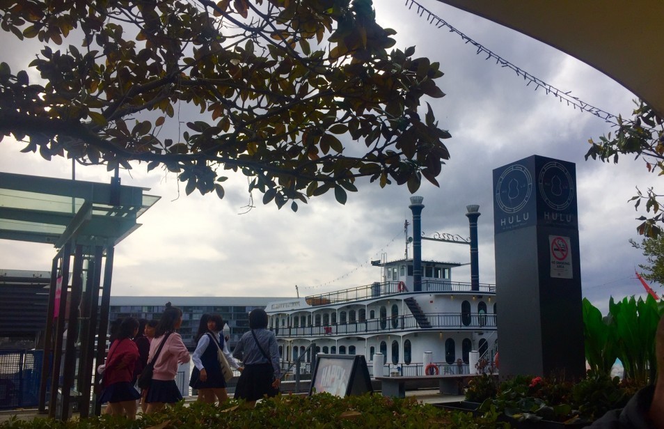 View from restaurant in Darling Harbour