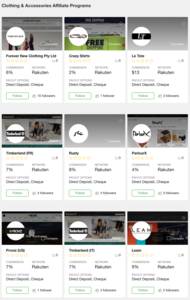 Wealthy Affiliate - clothing and accessories affiliate programs