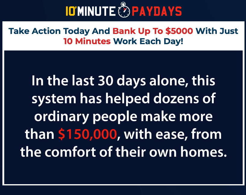 10 Minute Paydays review